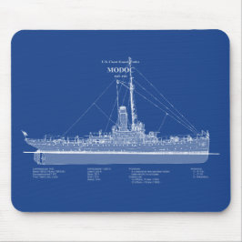 Mousepad USCG Cutter Modoc wpg-46 - ABD