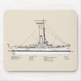 Mousepad USCG Cutter Modoc wpg-46 - SBD