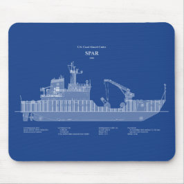 Mousepad USCG Cutter Spar wlb-206 - ABD