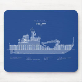 Mousepad USCG Cutter Willow wlb-202 - ABD