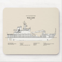 Mousepad USCG Cutter Willow wlb- 202 - SBD
