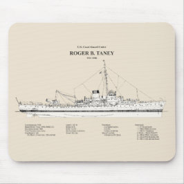 Mousepad USCG Roger B. Taney whec-37 - SBD