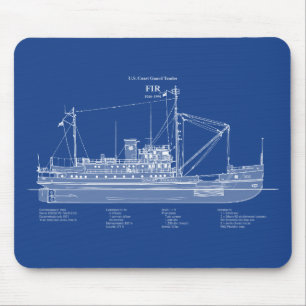 Mousepad USCG Tender Fir wlm- 212 - ABD