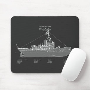 Mousepad USCGC Escanaba wpc-77 - PD