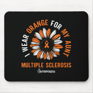 Mousepad Use laranja pela conscientização da esclerose múlt