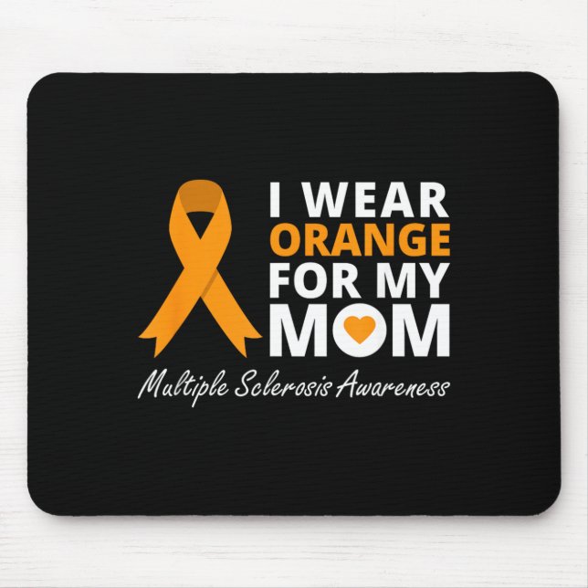 Mousepad Use Laranja pela Minha Mãe Conscientização da Escl (Frente)