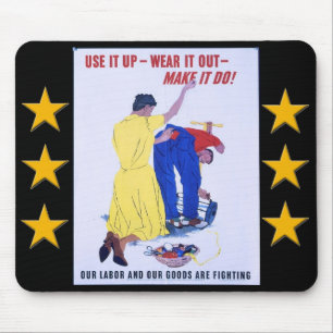 Mousepad Use-o desgaste ascendente ele para fora a guerra