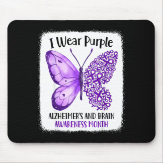 Mousepad Use roxo mês de conscientização sobre alzheimer e 