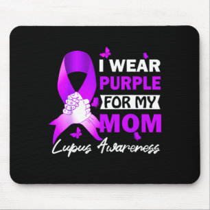 Mousepad Use Roxo Pela Mamãe Lúpus Mãe Conscientização do L