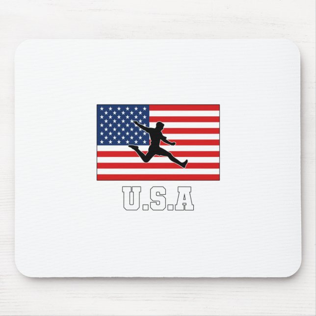 Mousepad USMNT da Equipe de Futebol dos Estados Unidos (Frente)