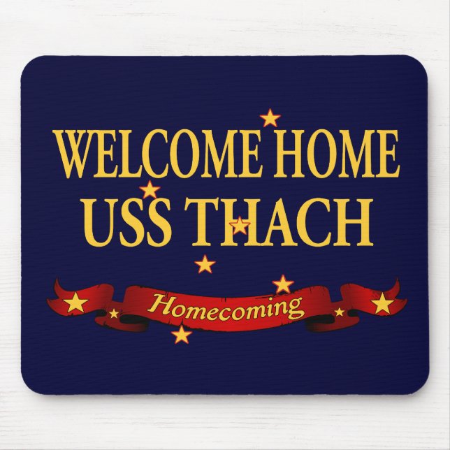 Mousepad USS Home bem-vindo Thach (Frente)