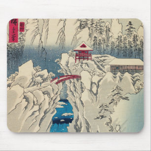 Mousepad Utagawa Hiroshige - Neve no Monte Haruna