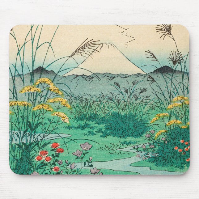 Mousepad Utagawa Hiroshige - Planície de Otsuki na provínci (Frente)