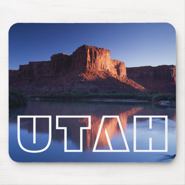 Mousepad Utah, Uma mesa refletindo no Rio Colorado 2 (Frente)