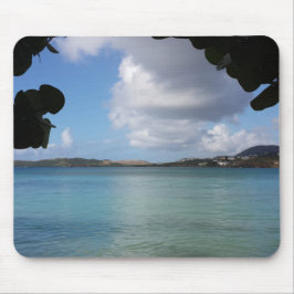 Mousepad Uva-do-Mar com Vista para o Oceano Turquesa