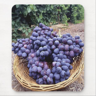 Mousepad Uvas roxas reais