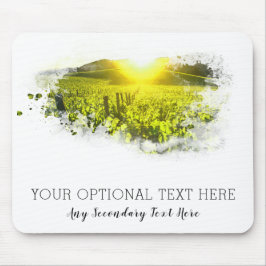 Mousepad *~* Uvas Vineyard Tuscan Sunset Itália AR21