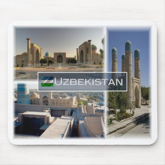 Mousepad UZ Usbequistão - Samarkand - (Frente)