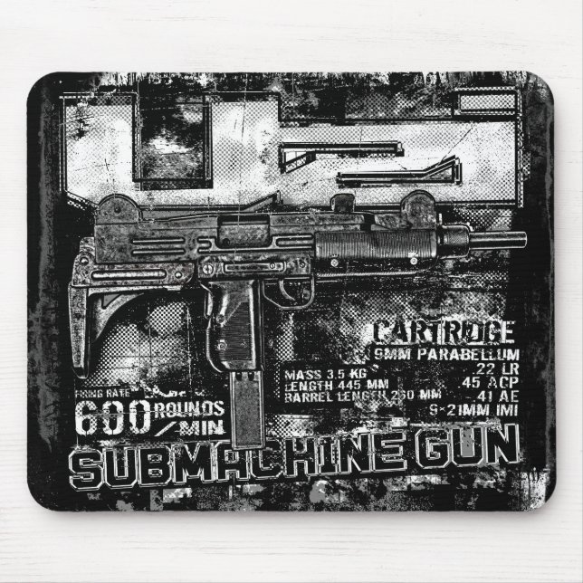 Mousepad Uzi (Frente)