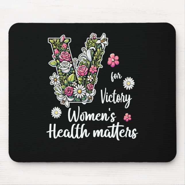 Mousepad V Para a Vitória; Saúde da Mulher S (Frente)