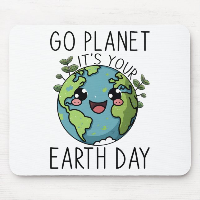 Mousepad Vá Planeta É O Seu Professor No Dia Da Terra Crian (Frente)