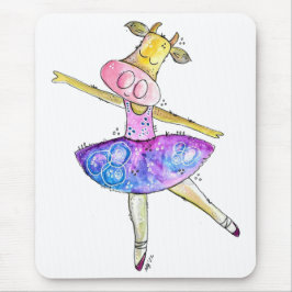 Mousepad Vaca Ballerina Branca