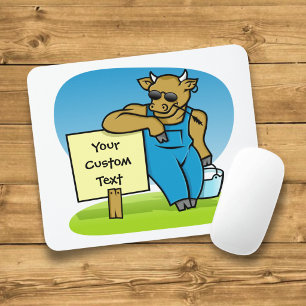Mousepad Vaca com sinal