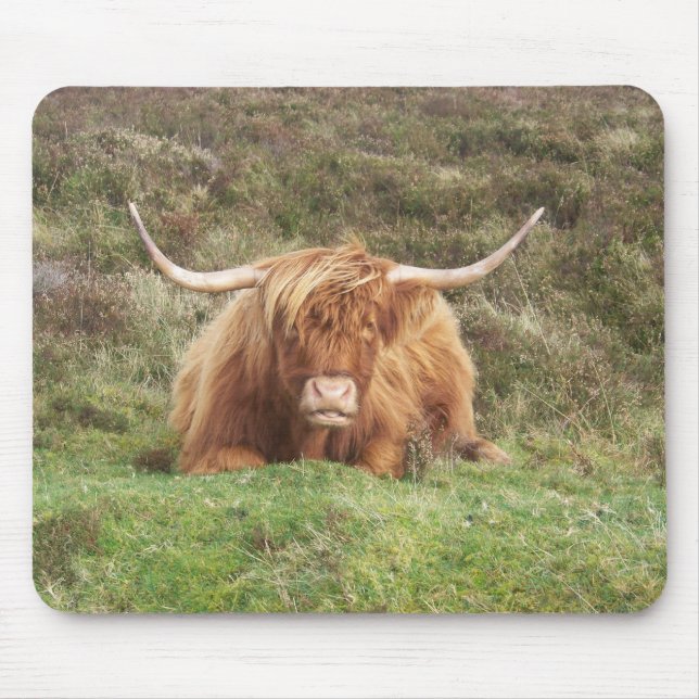 Mousepad Vaca das montanhas em Dartmoor (Frente)