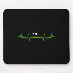 Mousepad Vaca de Amor Válvula EKG Batimento Cardíaco Pacien