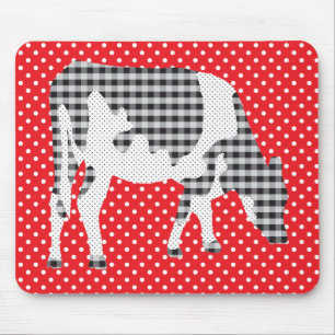 Mousepad Vaca do Frisian, koe de Friese