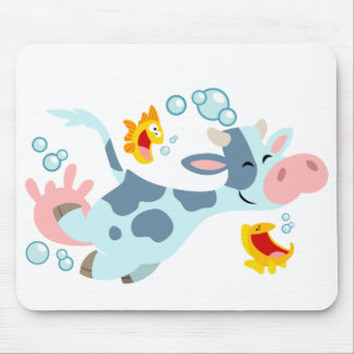 Mousepad Vaca do mar e camponês dos amigos do peixe