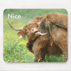 Mousepad Vaca engraçada Mousepad/Mousemat de Aberdeen Angus