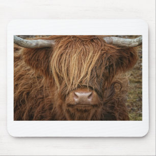 Mousepad Vaca escocesa das montanhas - Scotland