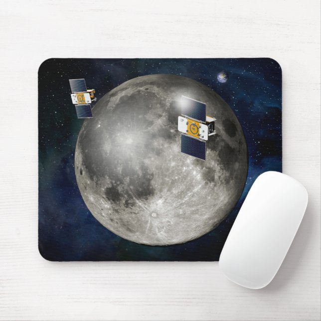 Mousepad Vaca-Espaco Twin Grail Orbitando A Lua. (Com mouse)