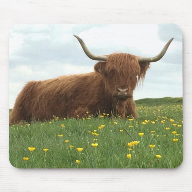 Mousepad Vaca Highland (Frente)