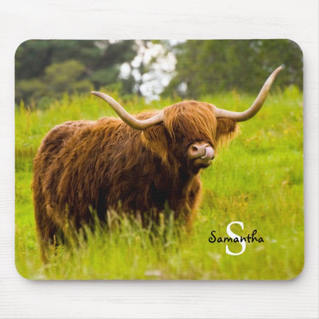 Mousepad Vaca Highland (Frente)