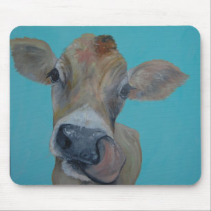Mousepad Vaca Nosey do jérsei