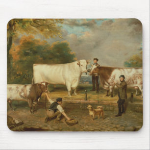 Mousepad Vacas com um pastor