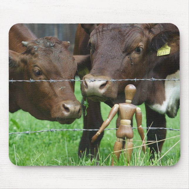 Mousepad Vacas surpresas (Frente)