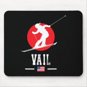 Mousepad Vail Usa Ski Resort Rocky Mountain American Skitin