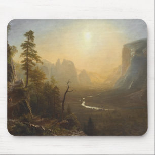 Mousepad Vale de Yosemite, fuga do ponto da geleira