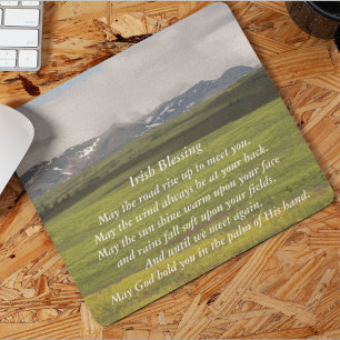 Mousepad Vale Verde Tradicional Irlandês de Bênção