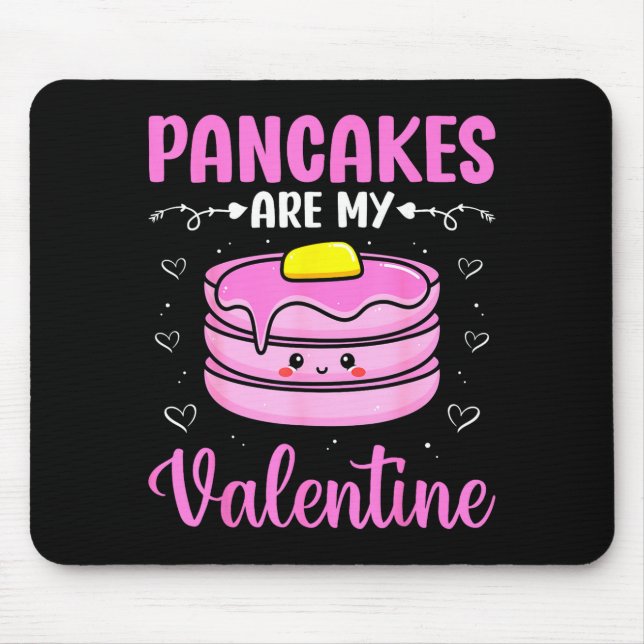 Mousepad Valentine's Day Couple - Pancakes Are My Valentine (Frente)