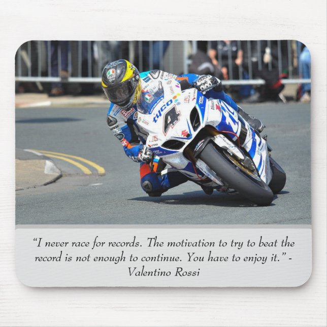 Mousepad Valentino Rossi Moto GP Race (Frente)