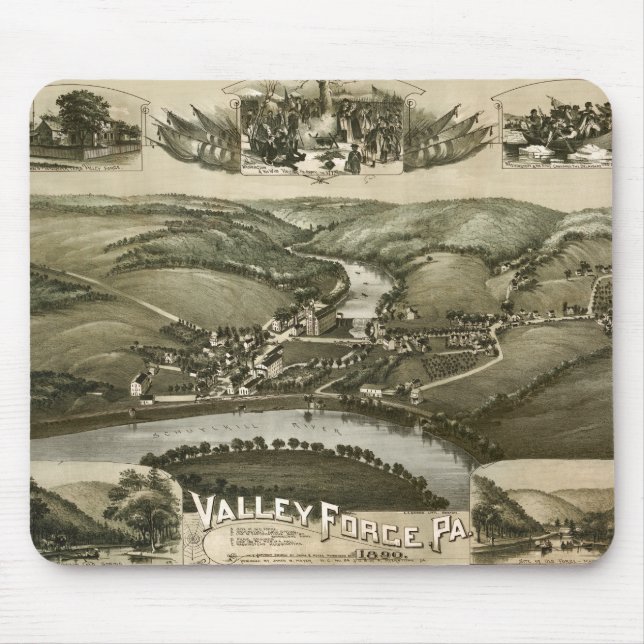 Mousepad Valley Forge Pa 1890 (Frente)