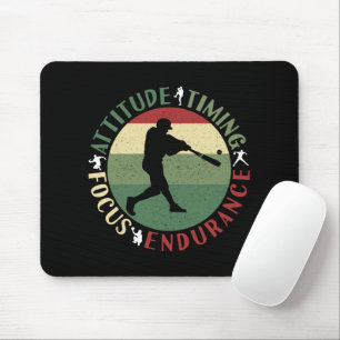 Mousepad Valores Motivacionais de Equipe de Beisebol