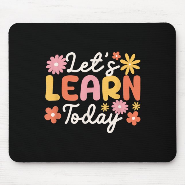 Mousepad Vamos Aprender Hoje Professora Ditos Motivacionais (Frente)