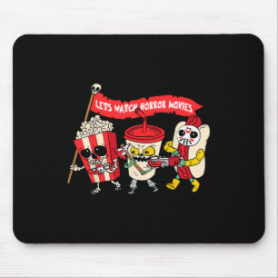 Mousepad Vamos assistir filmes de terror Figurino de Dia de