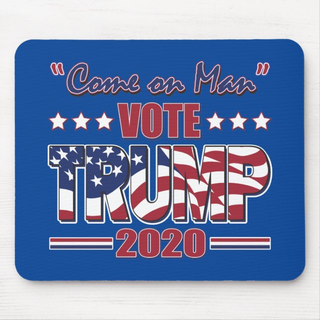Mousepad Vamos, cara - Trump 2020 (Frente)