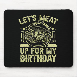 Mousepad Vamos Carne Para O Meu Festa De Churrasco De Anive